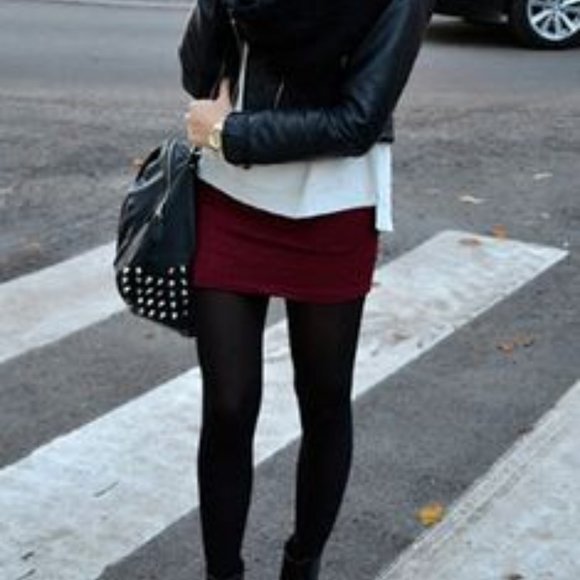 Free People vegan leather mini skirt sz8 - Picture 12 of 15